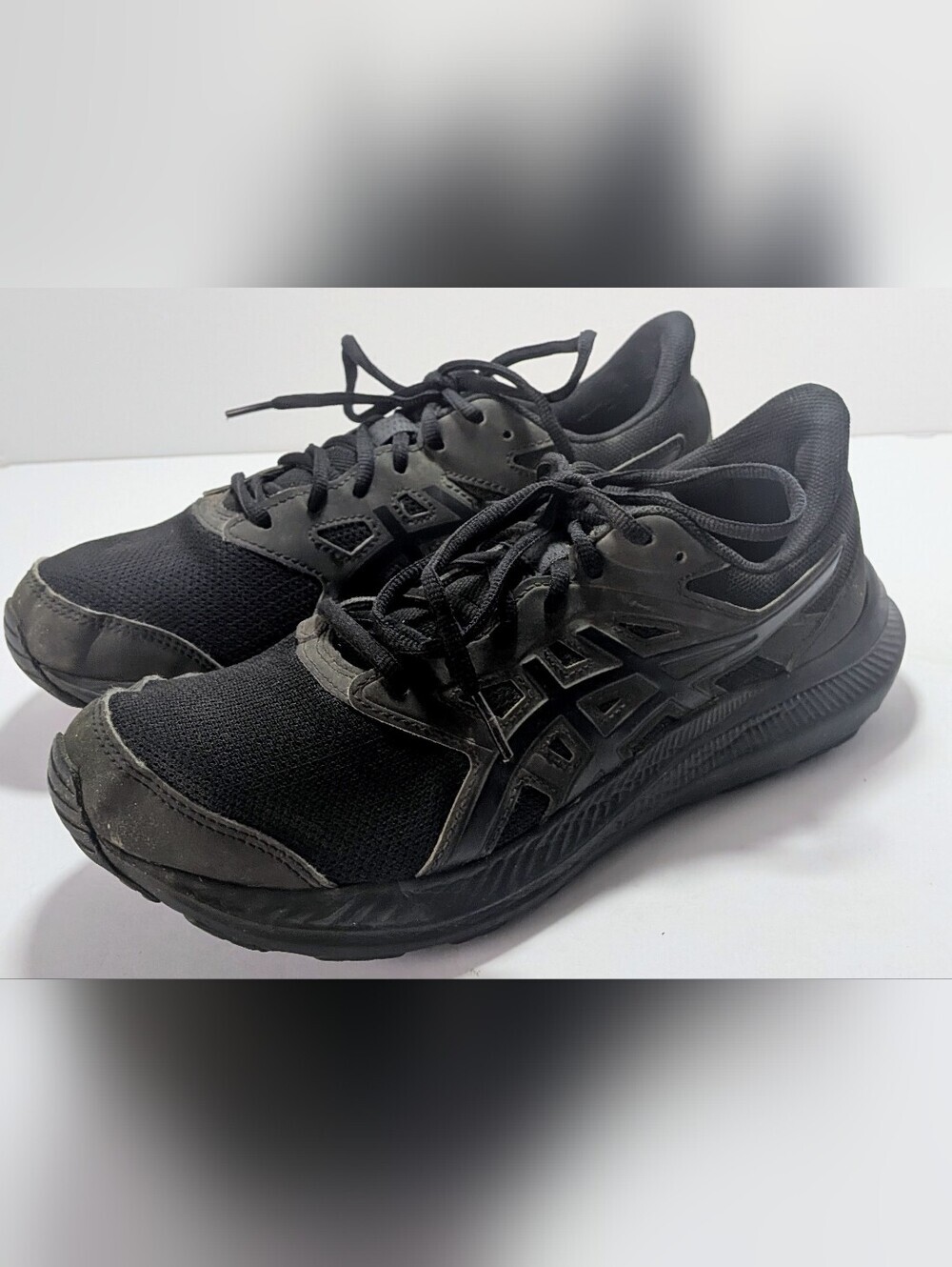 ASICS Jolt 4 Triple Black Running Shoes Wmns Size 9 Wide Athletic Sneakers - Picture 2 of 6